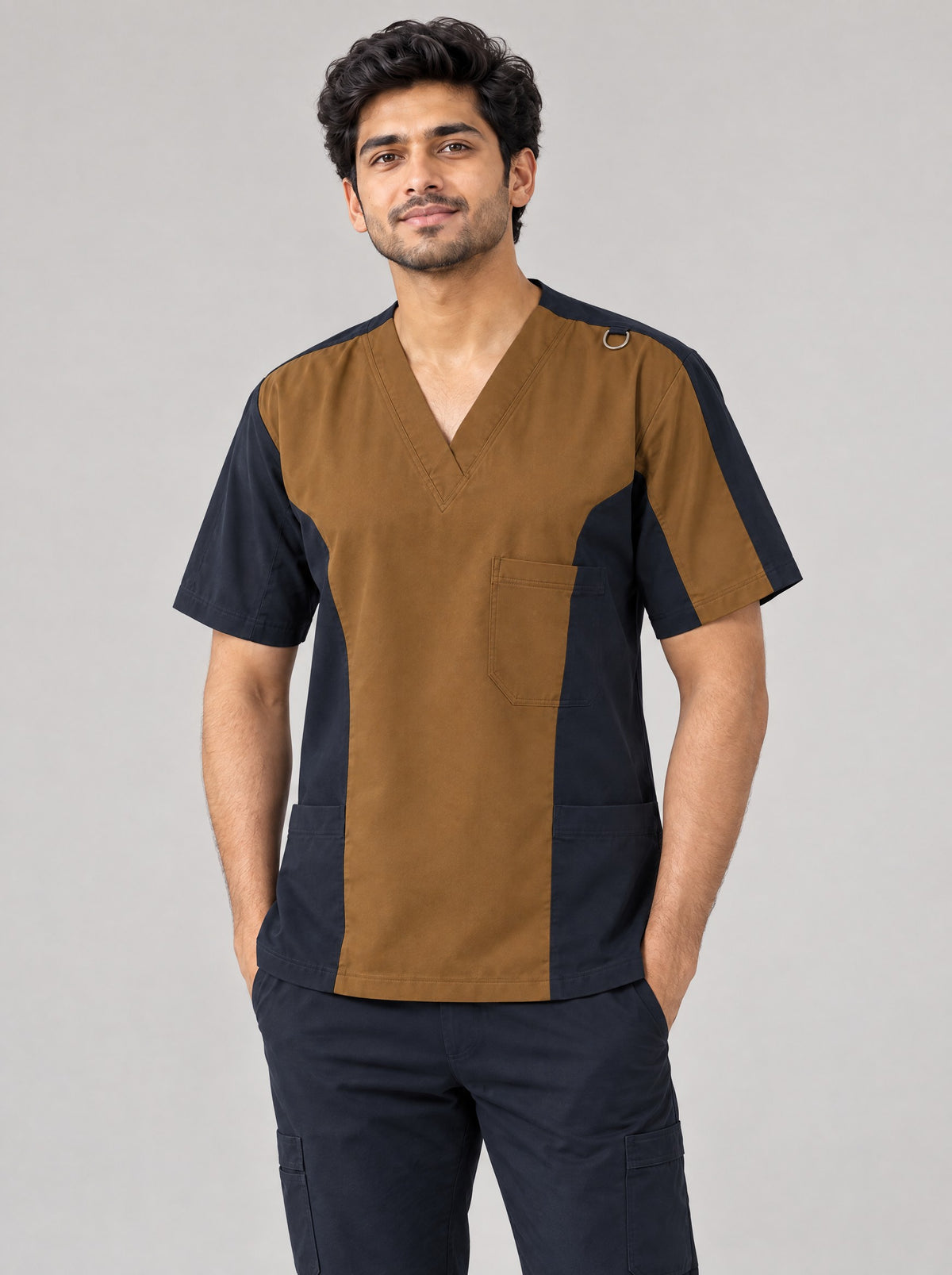 Men's Saturday Shift – Brown Contrast