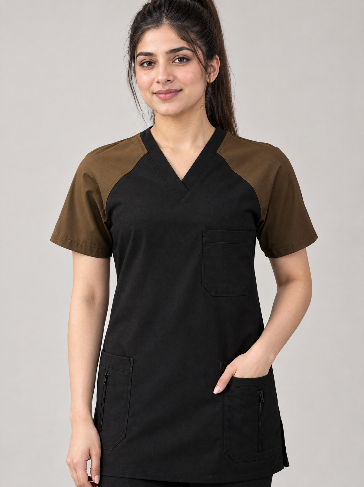 Women's Monday Move – Black and Brown Contrast