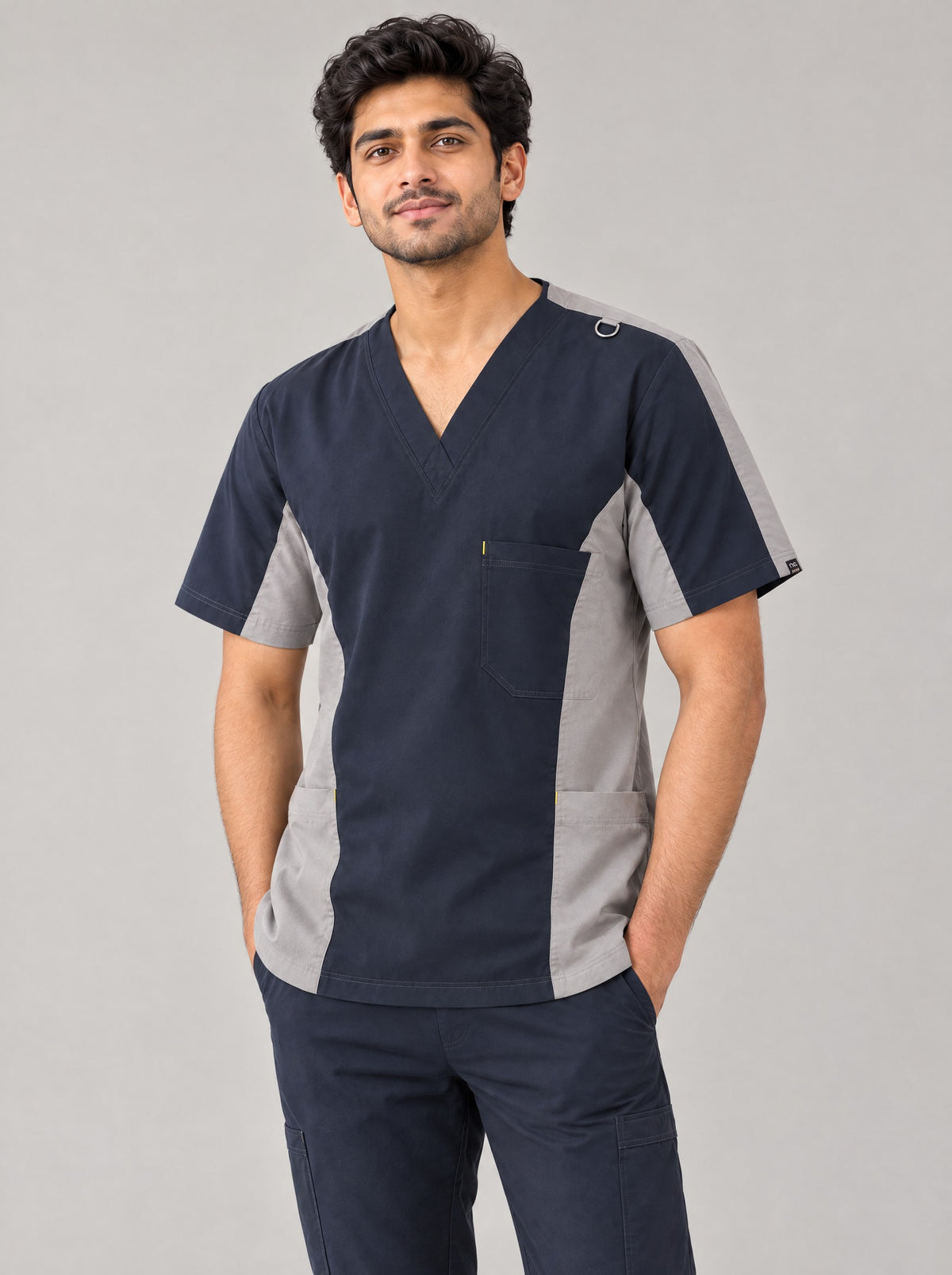 Men's Saturday Shift – Grey Contrast