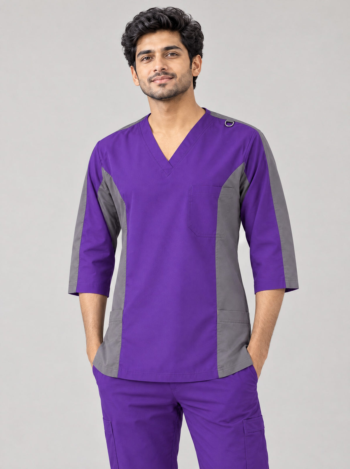 Men's Saturday Shift – Purple Contrast